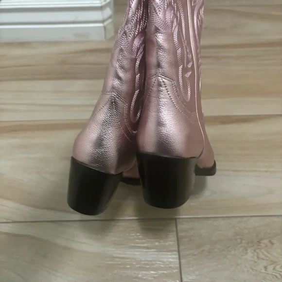 Jeffery Campbell Dagget in Pink Metallic - Picture 8 of 12